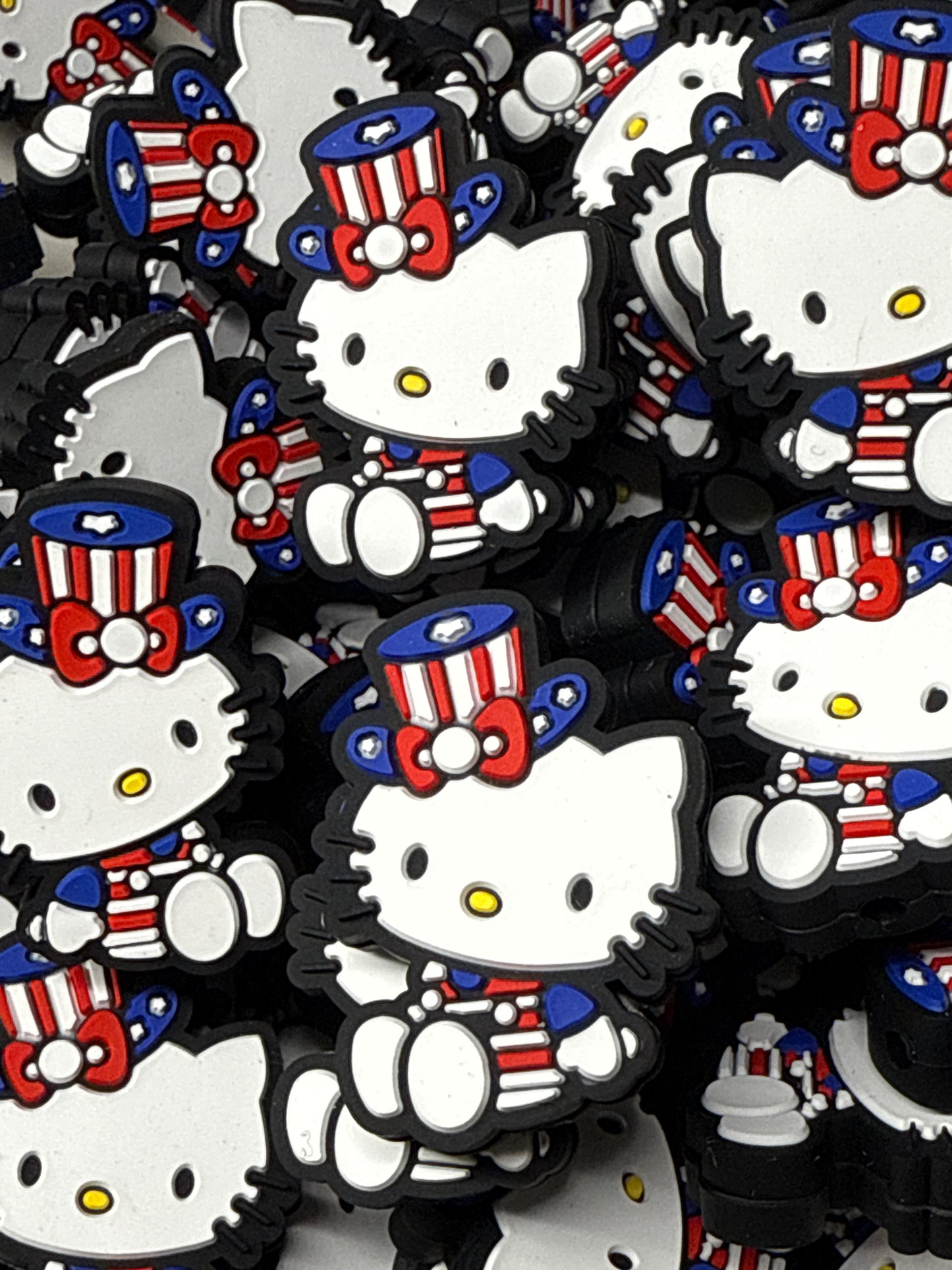 4 de julio Hello Kitty Focal de silicona