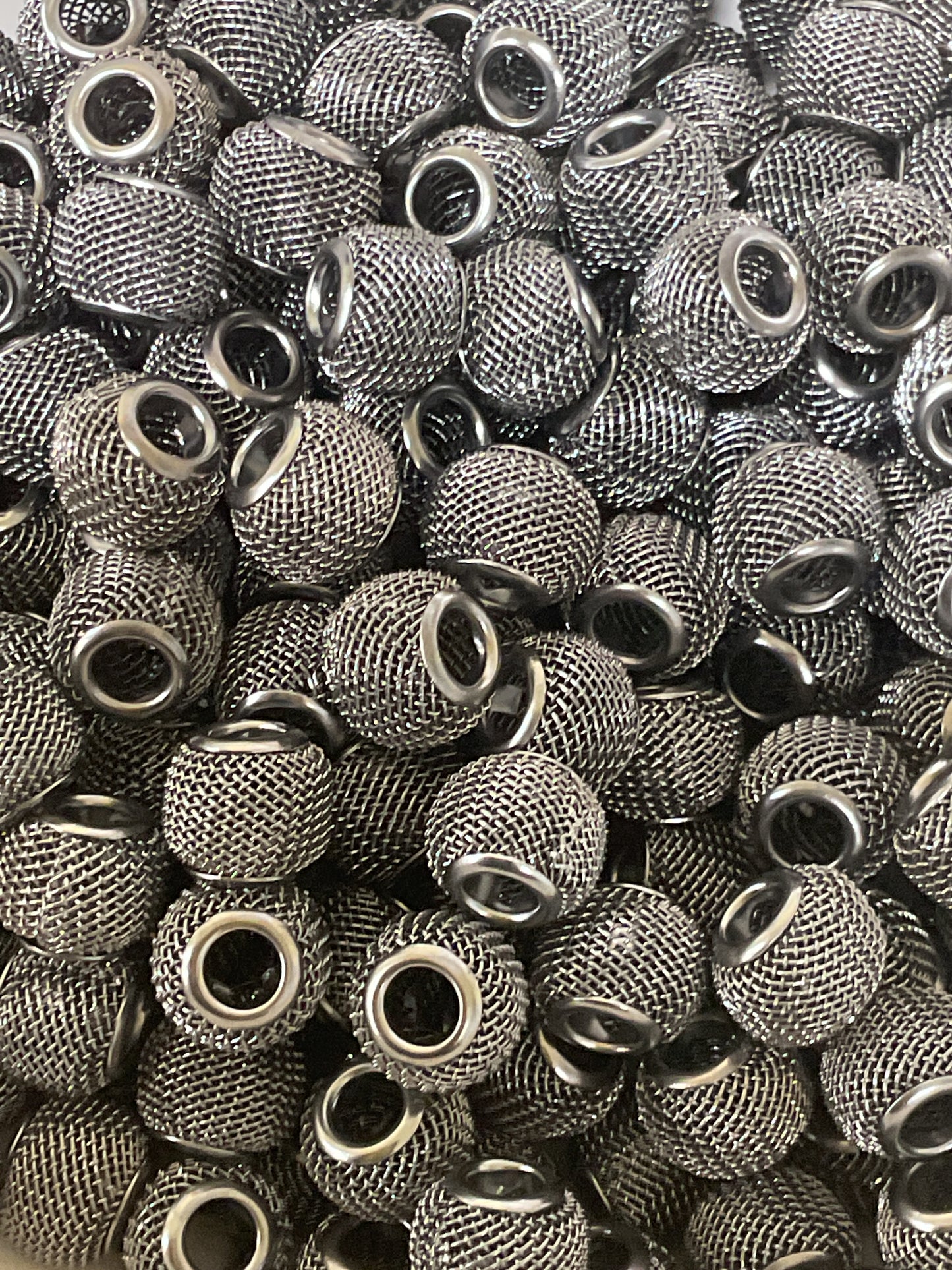 10pk Metal Decorative Spacers Beads-12mm