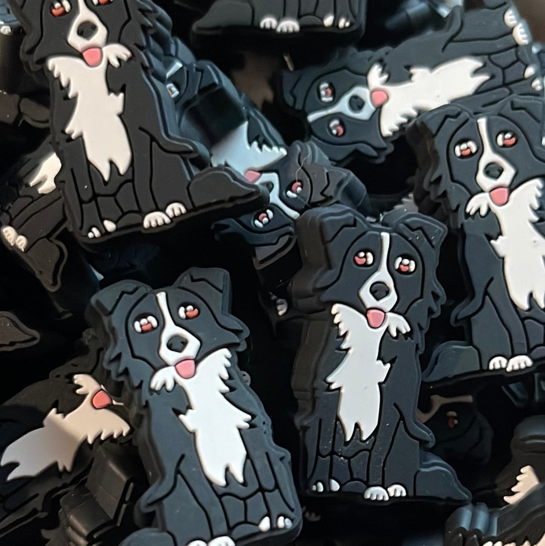 Focal de silicona para perro Border Collie - Exclusivo de TATNCS