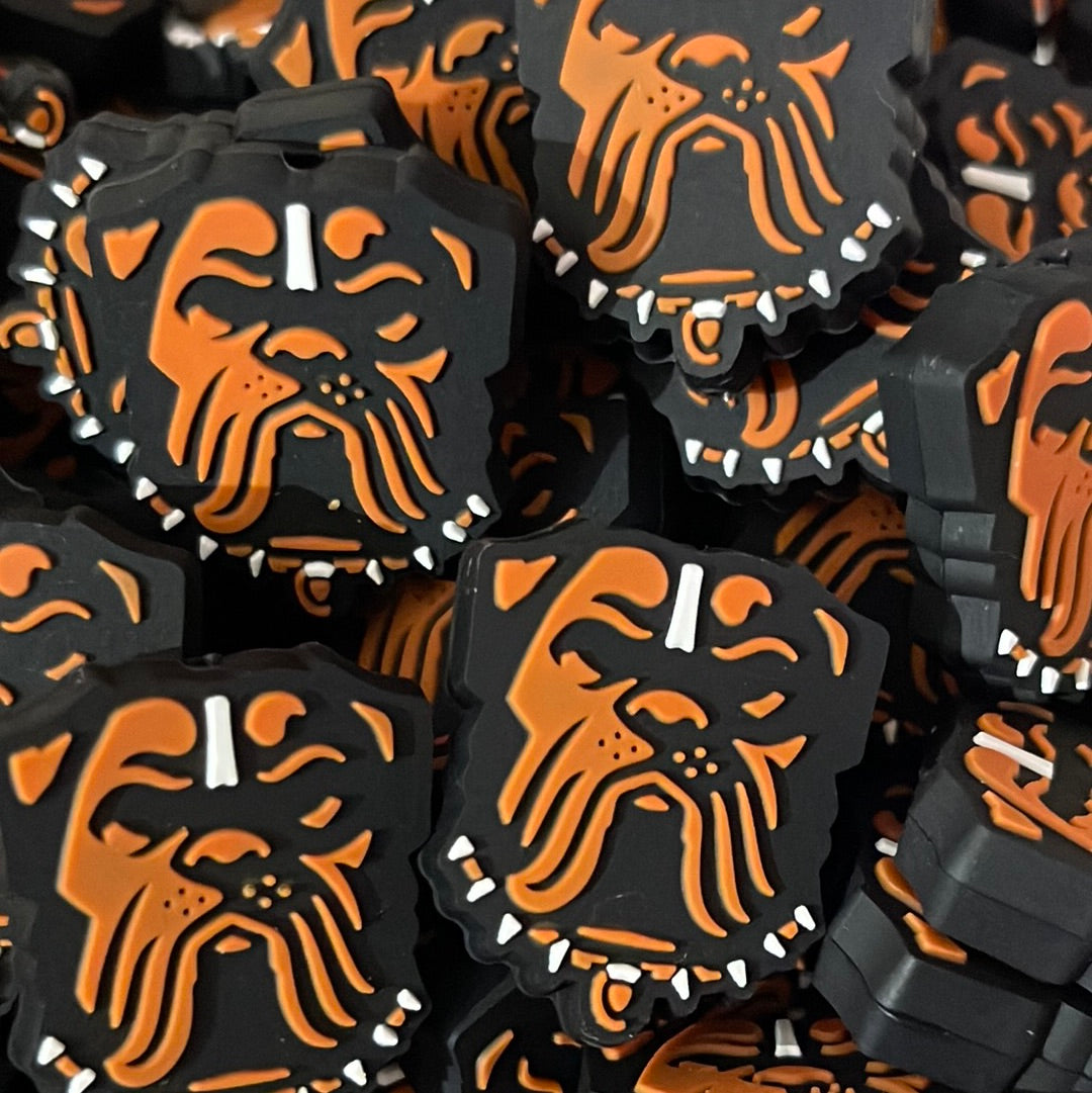 Focal de silicona con cara de perro de RDClevelandBrowns - Colaboración con TaTNCS