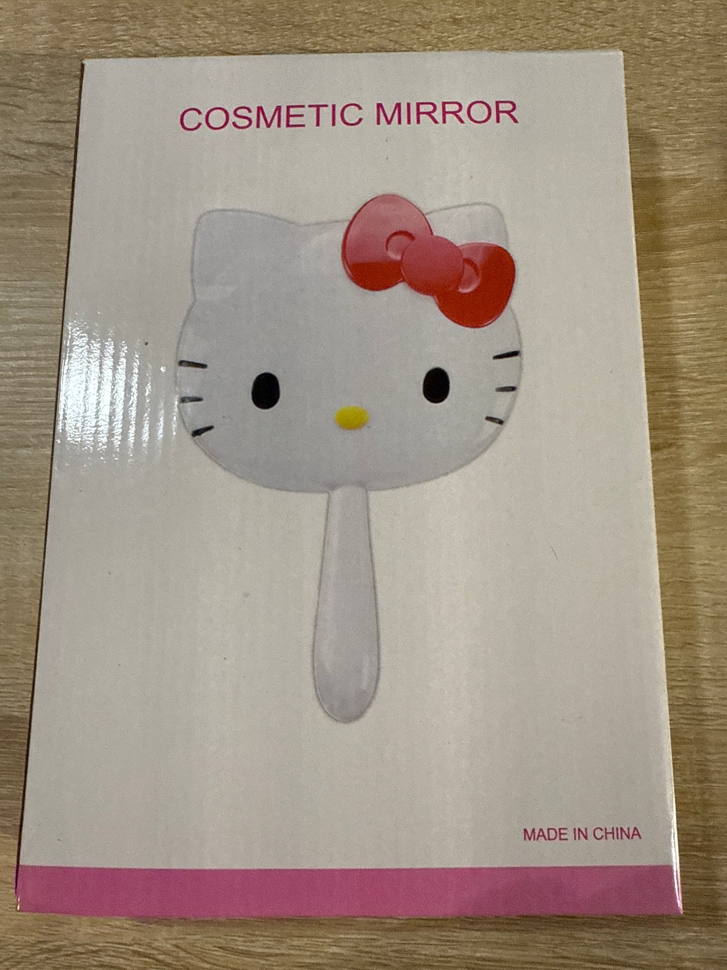 Espejo cosmético blanco de Hello Kitty