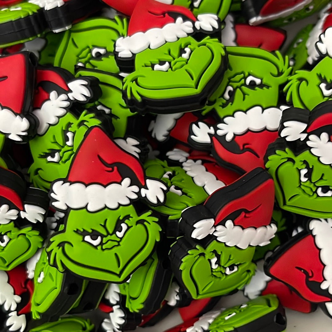 Red Grinch Hat Christmas Santa Silicone
