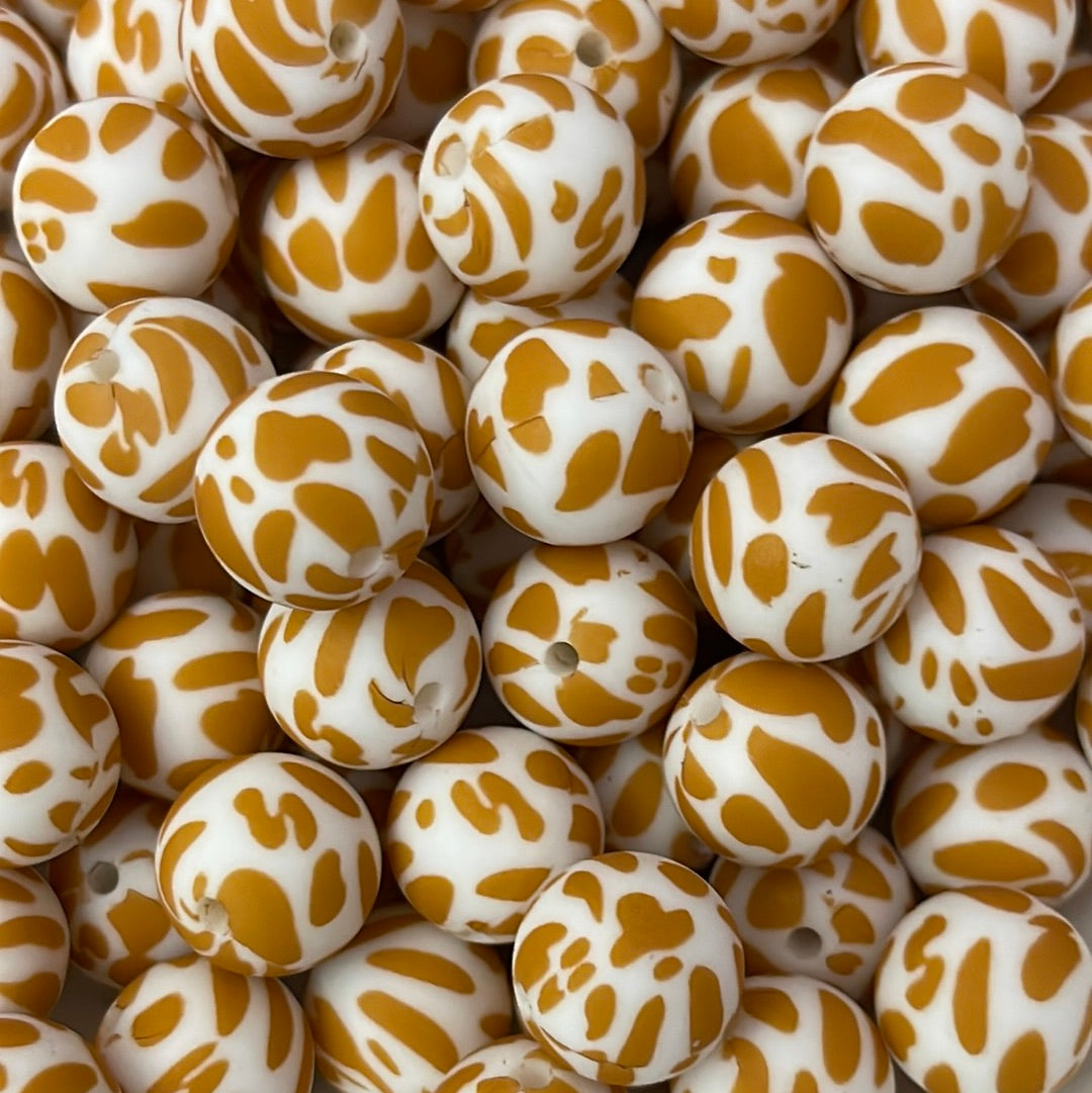 Cuentas de silicona de vaca P46 de 15 mm (paquete de 10) - Catálogo P01-29