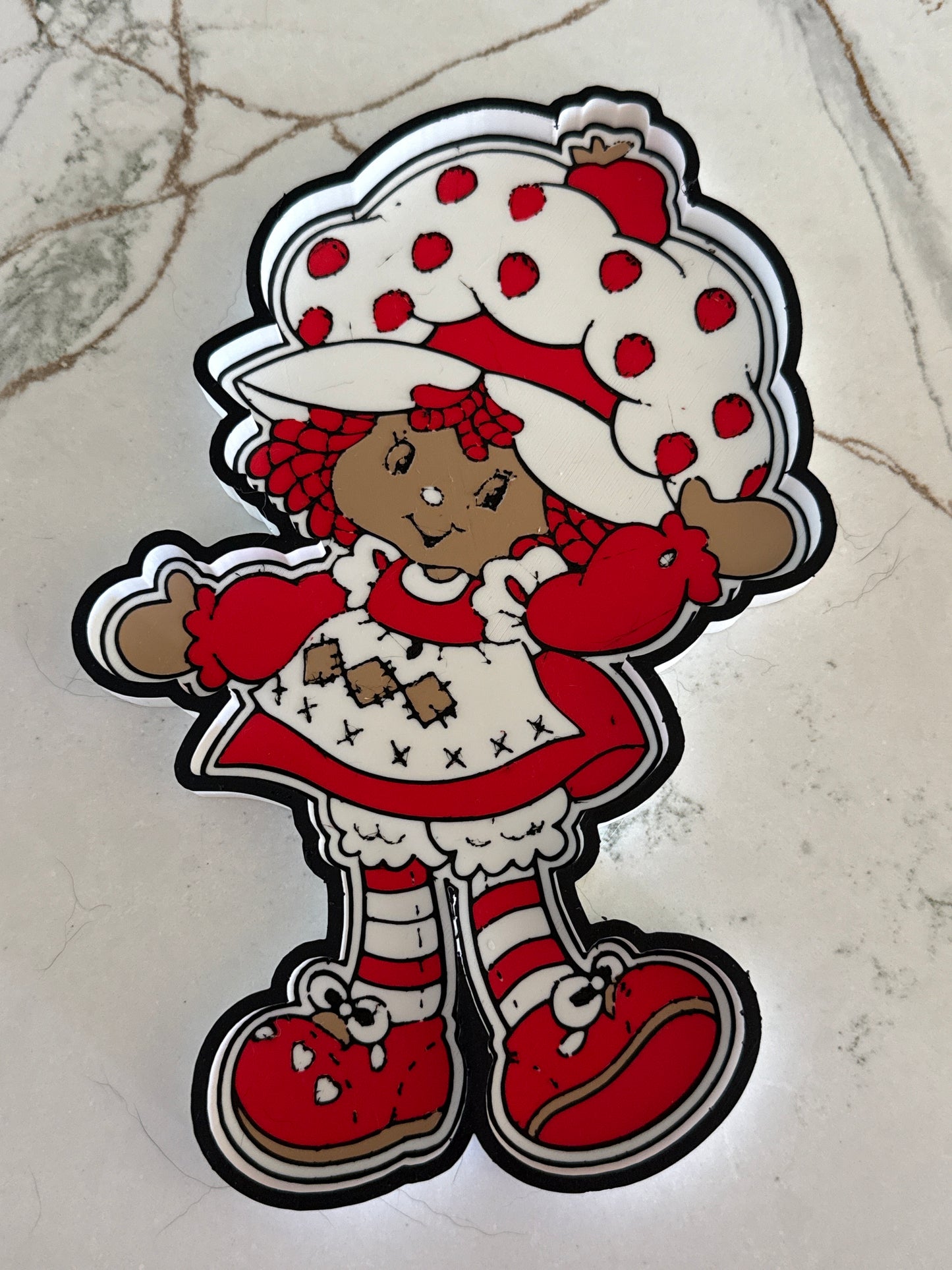 RDStrawberryShortcake Oops (color) 9x6 Bead or Catch All Tray-custom designs available (email us)