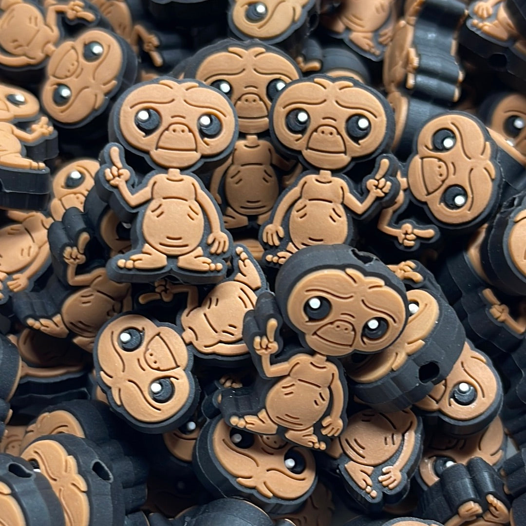 Focal de silicona de tipo extraterrestre marrón