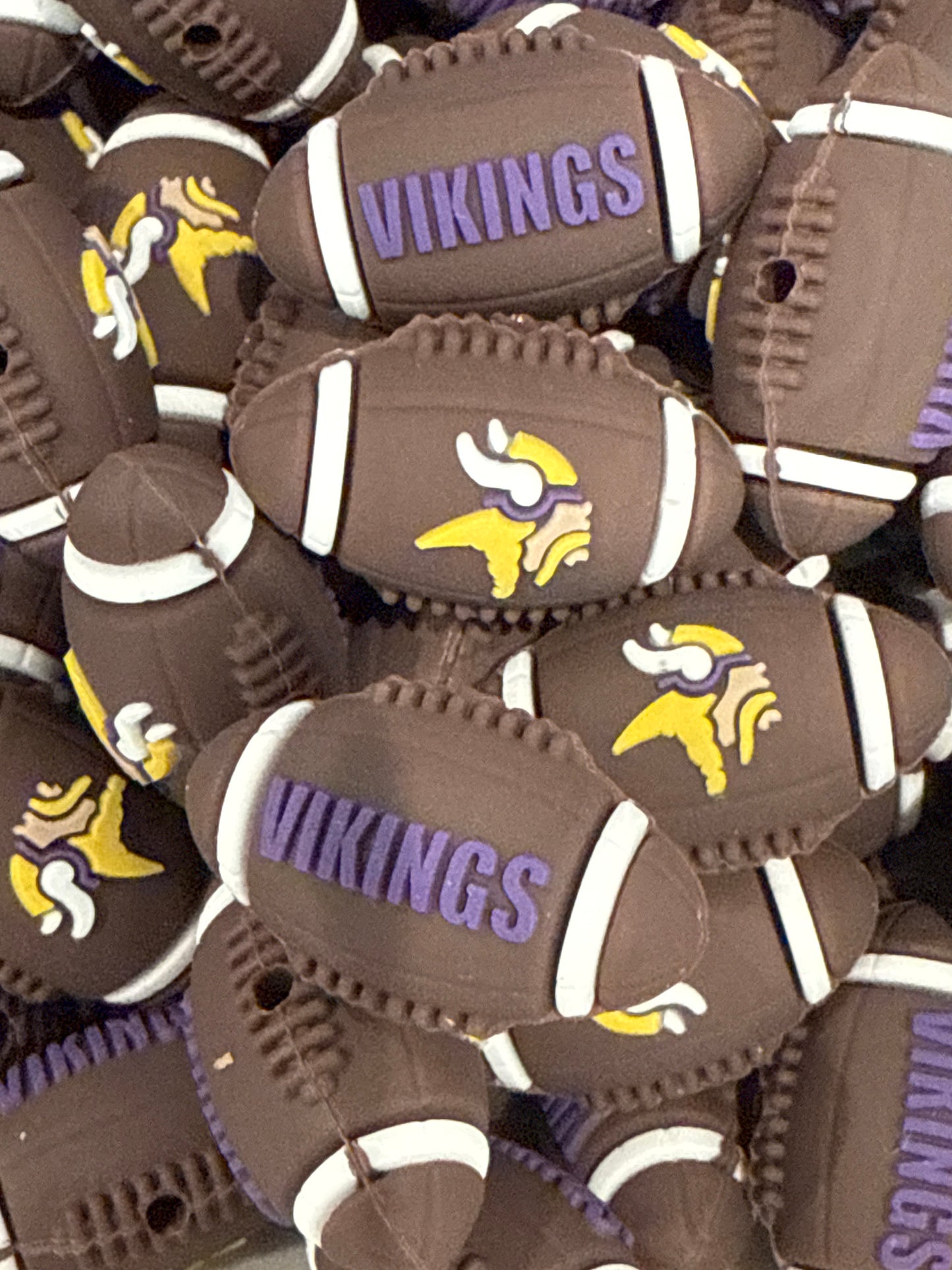 3d Vikings Football Silicone Focal - Public