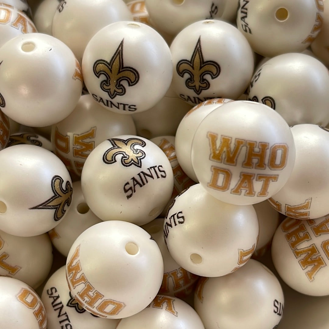20mm Acrylic Exclusive Collab Team Beads