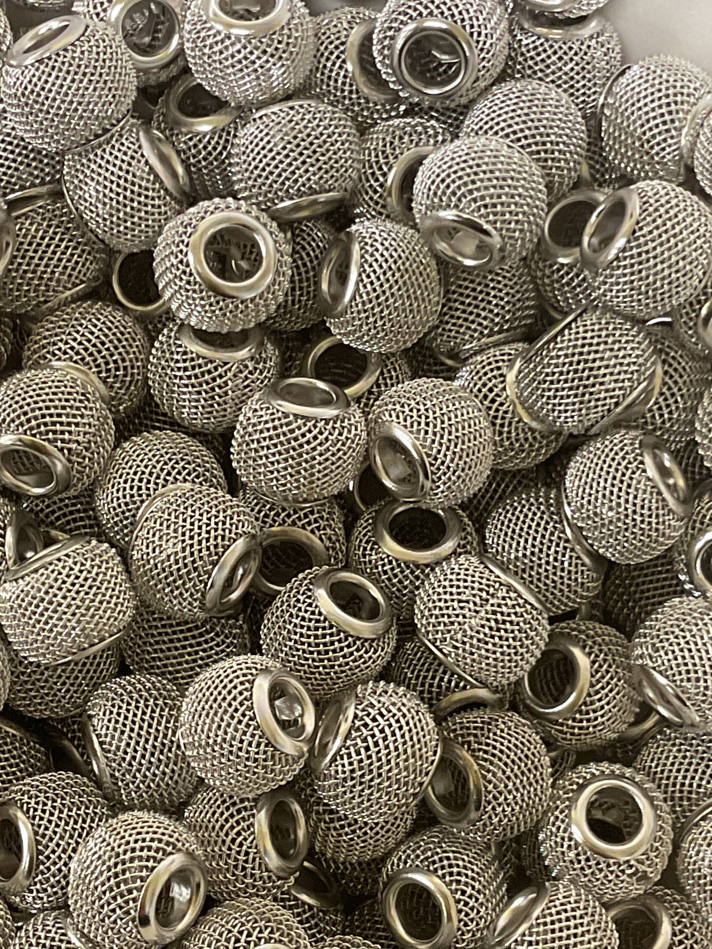 10pk Metal Decorative Spacers Beads-12mm