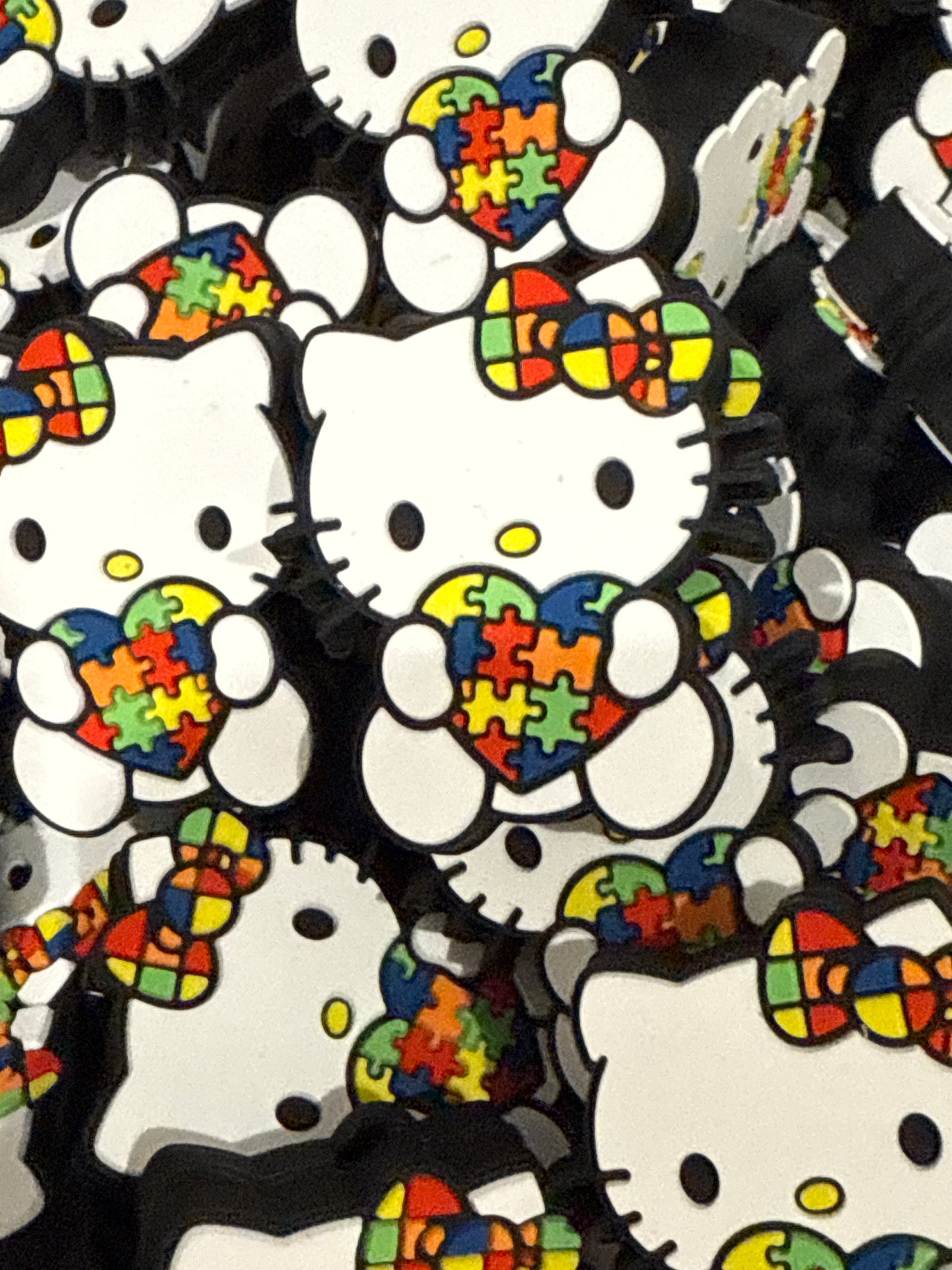 Autism Hello Kitty Silicone Focal-Exclusive to RD Creations