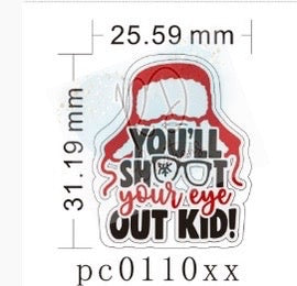 You Will Shoot Your Eye Out PVC Focal- Exclusive to RD Creations