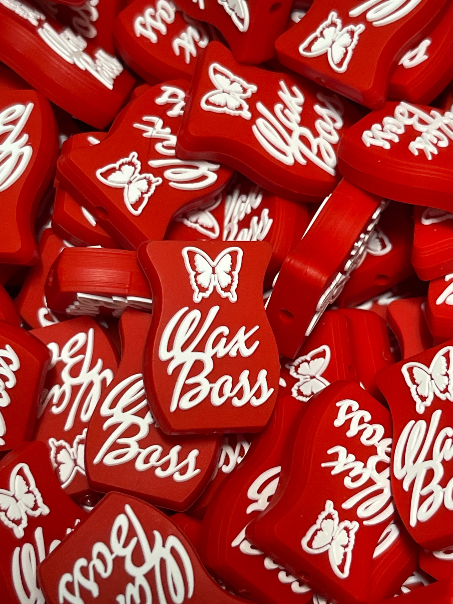 Wax Boss Red Silicone Bead- Exclusive Bead Sister Collab