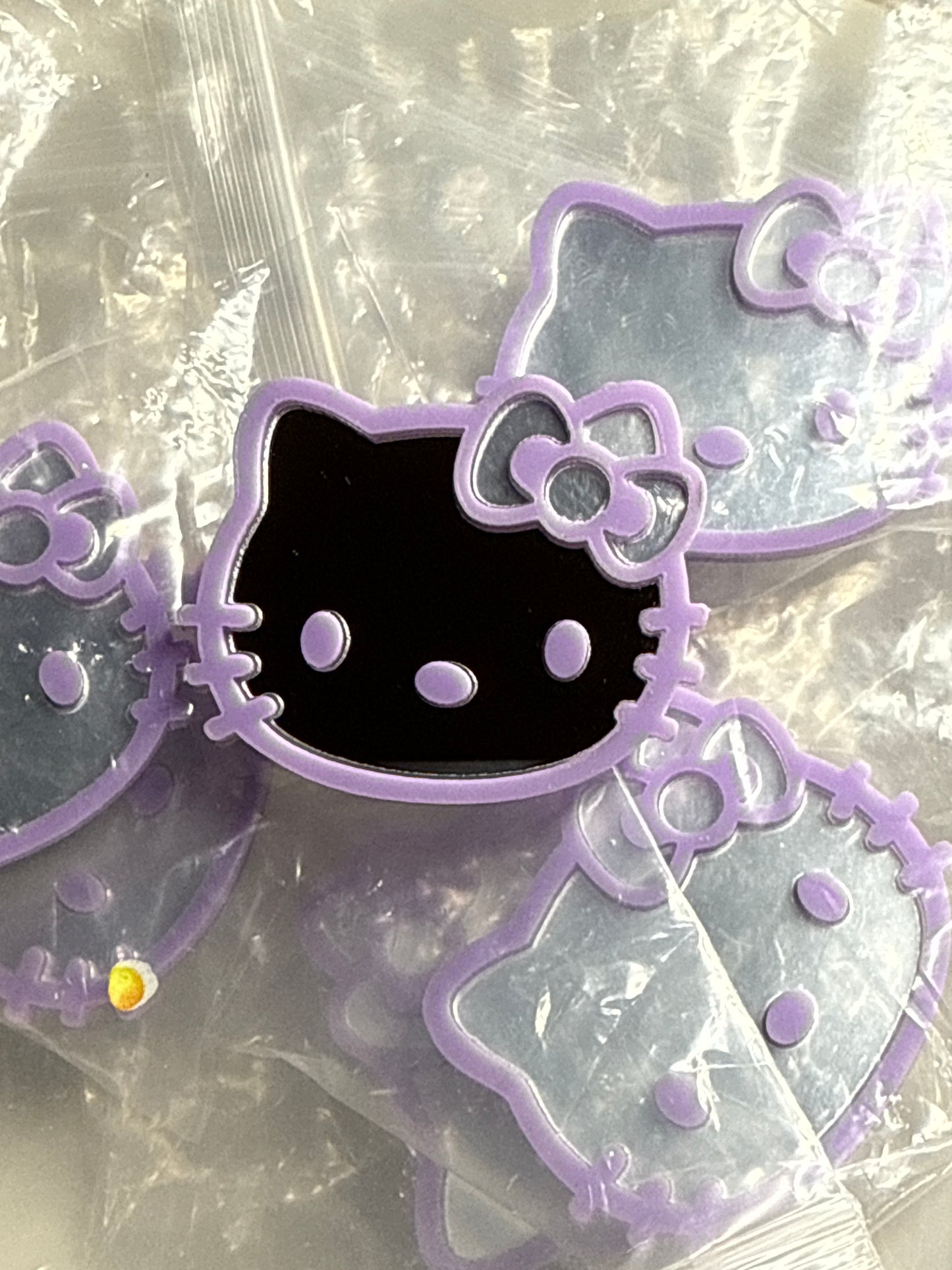 Agarre para teléfono con espejo HK morado