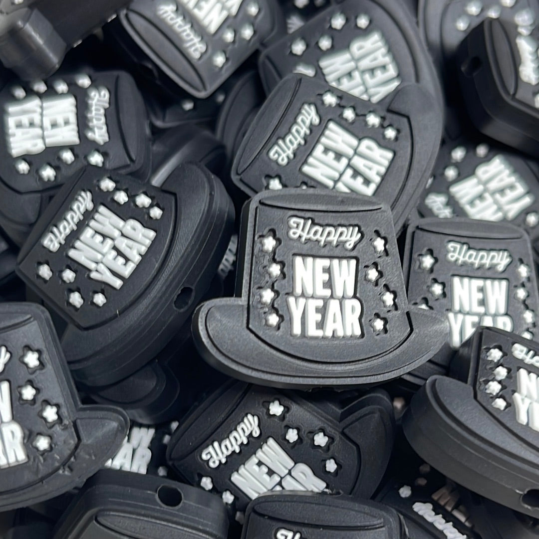 Happy New Year Hats PVC Focal- Exclusive to RD Creations