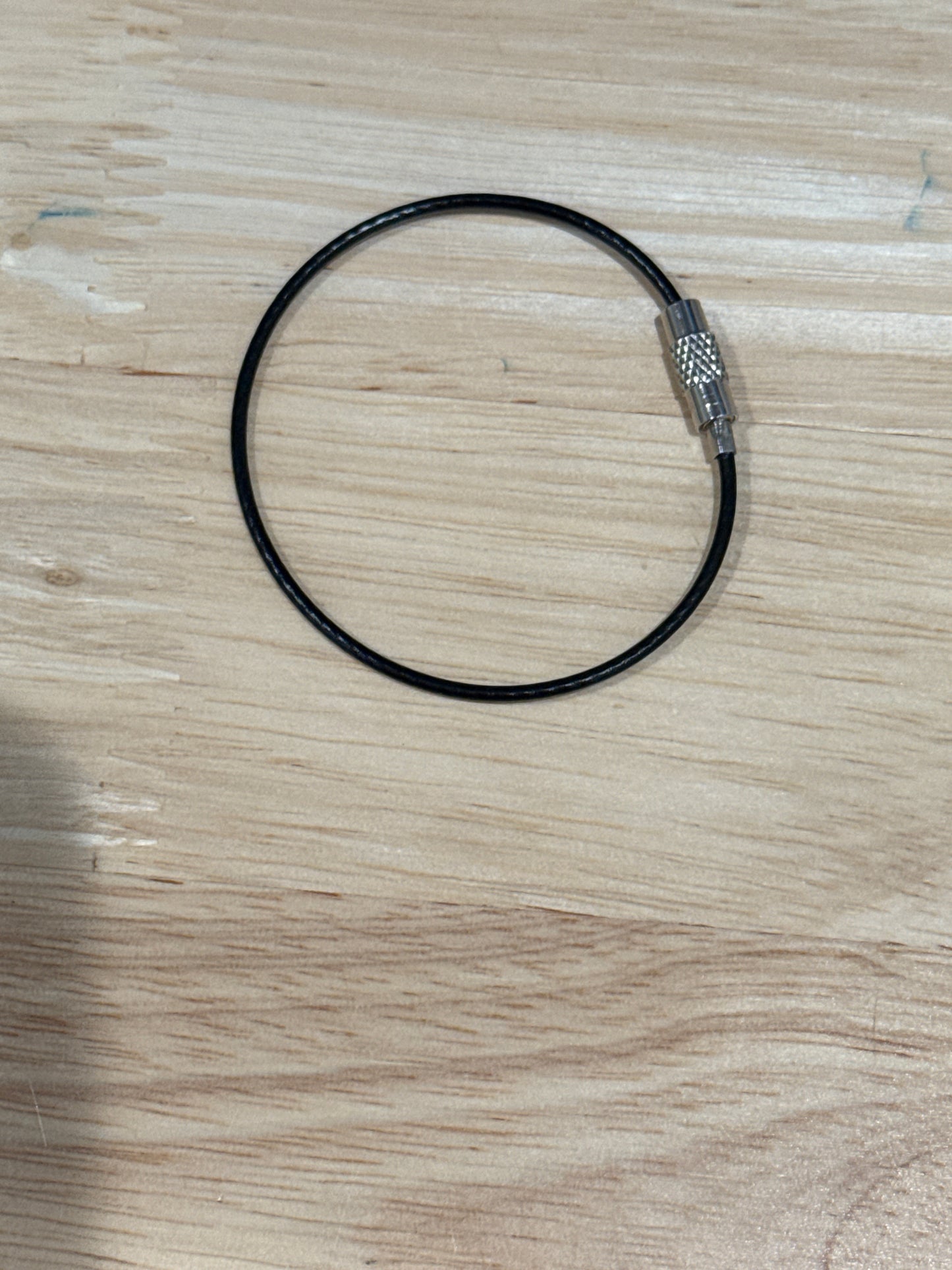1pc 15cm steel wire keyring steel cable
