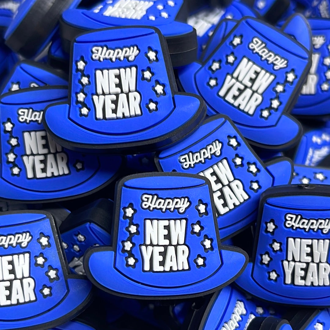 Happy New Year Hats PVC Focal- Exclusive to RD Creations