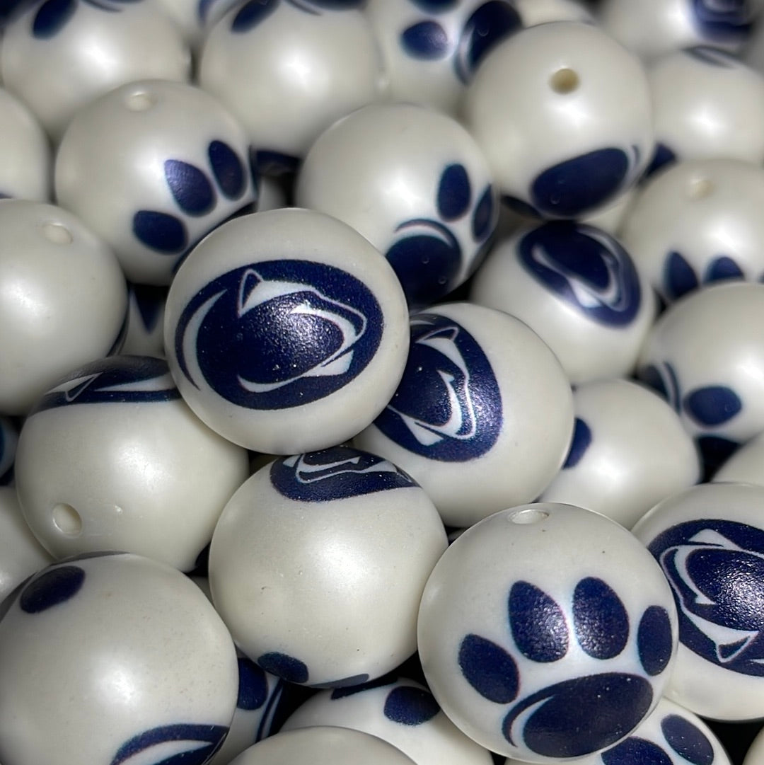 20mm Acrylic Exclusive Collab Team Beads