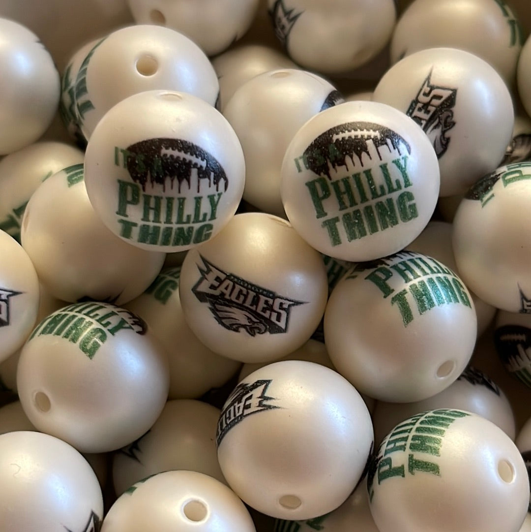 20mm Acrylic Exclusive Collab Team Beads