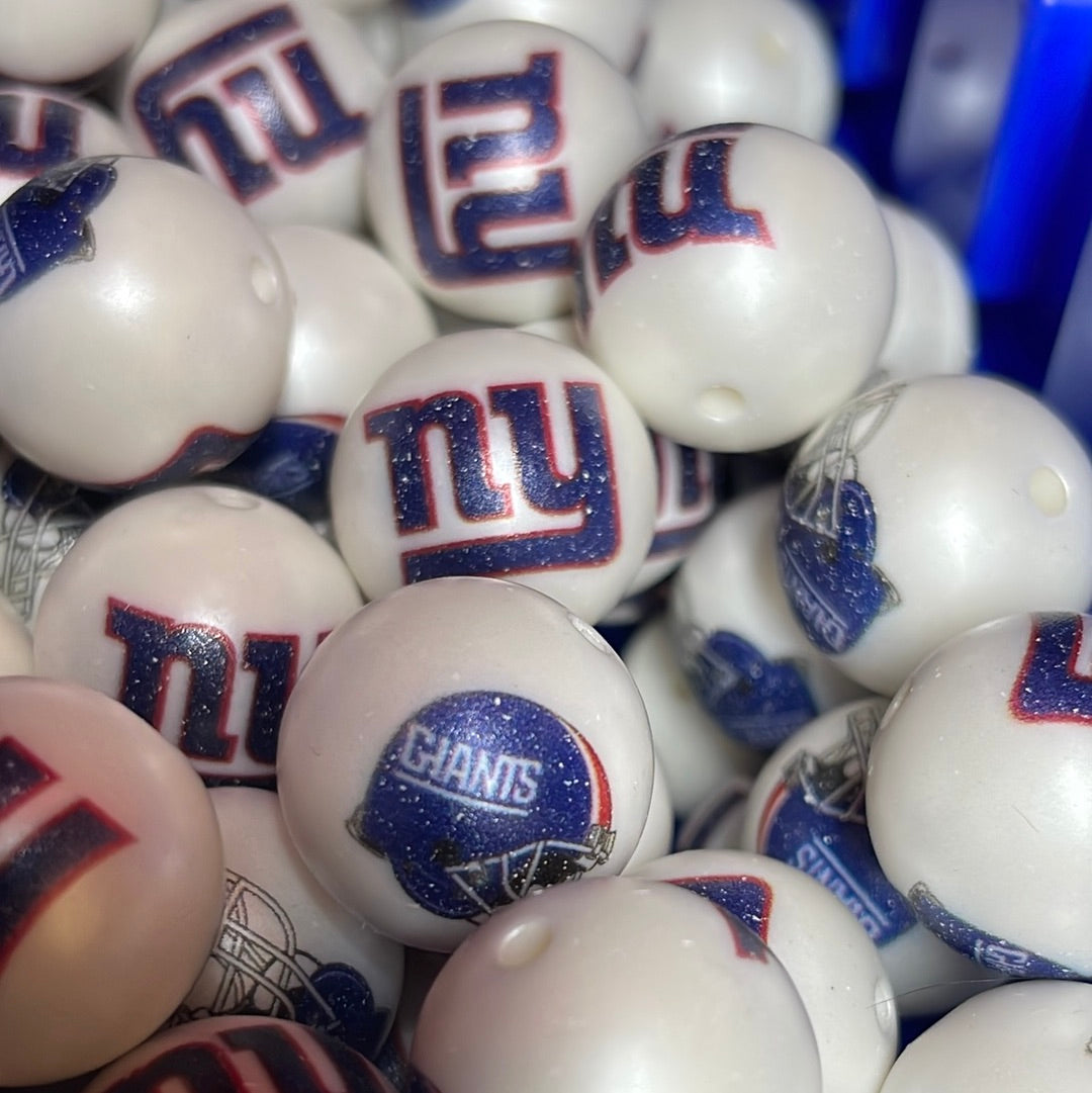 20mm Acrylic Exclusive Collab Team Beads