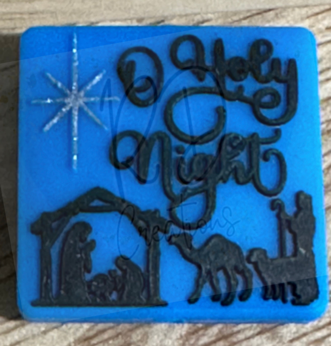 Christmas O Holy Night Silicone Focal -Exclusive to RD Creations