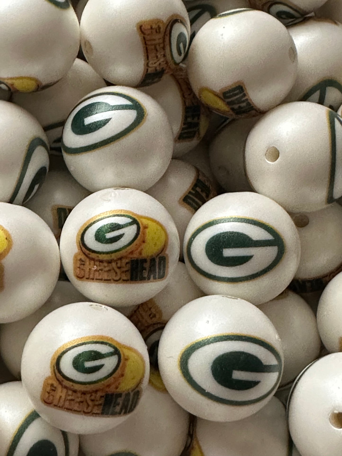 20mm Acrylic Exclusive Collab Team Beads