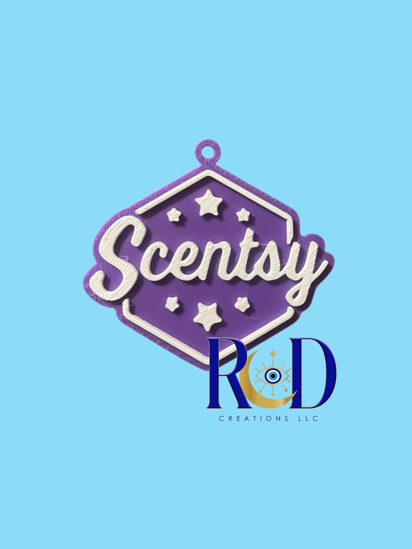 Scentsy Ready to Ship NFC Weblink Keychain -3D Printed Social Media Scan Tag for Content Creators and Businesses