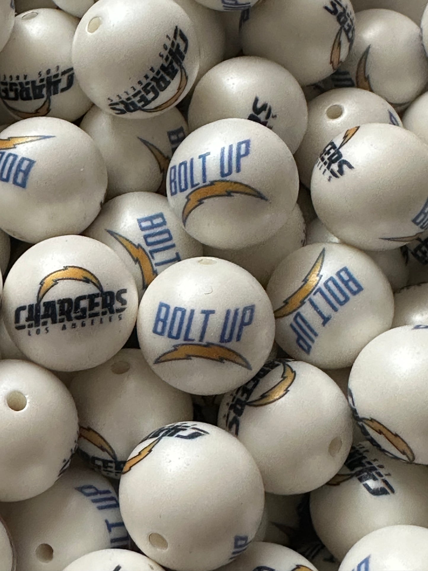 20mm Acrylic Exclusive Collab Team Beads