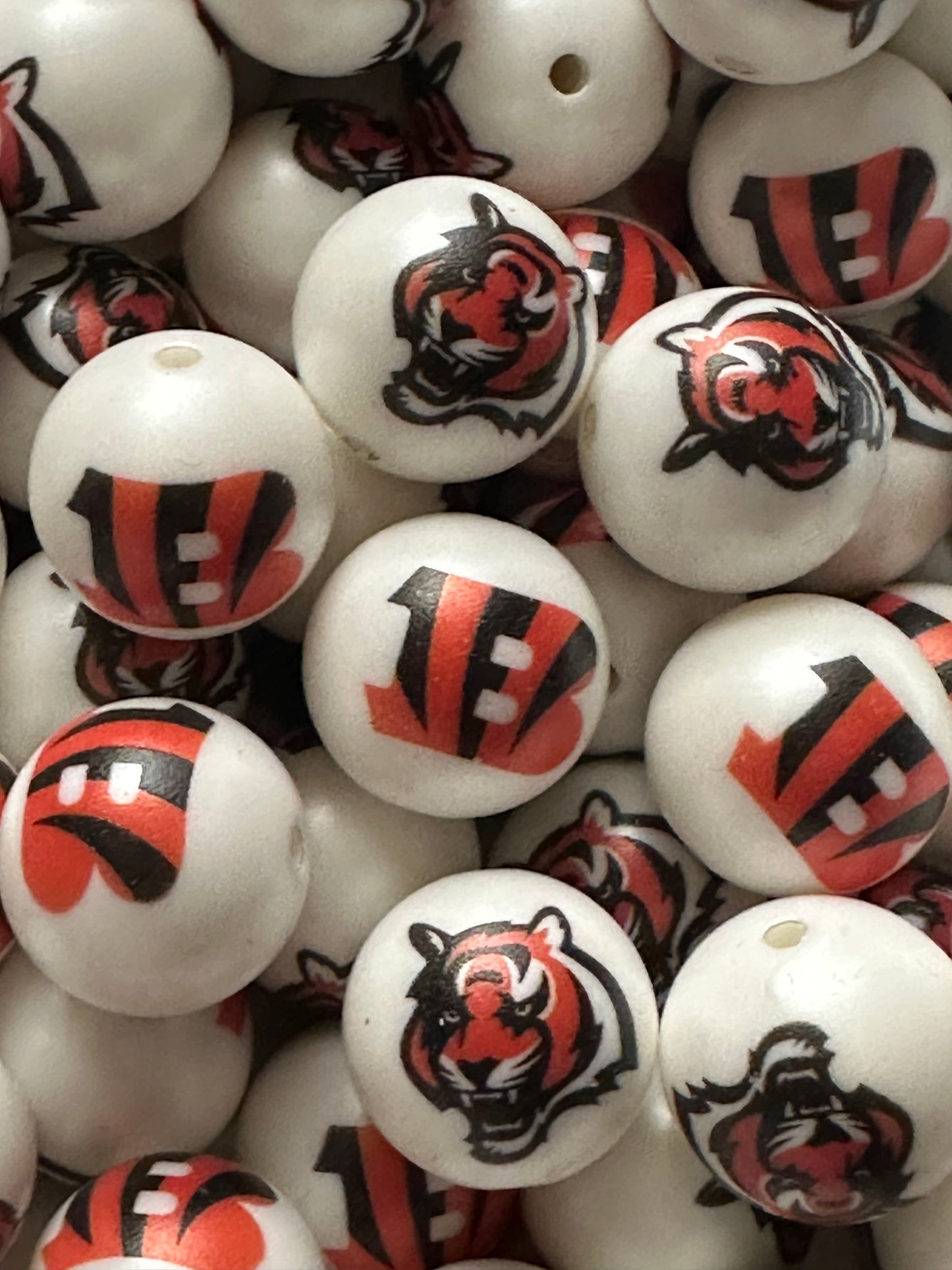 20mm Acrylic Exclusive Collab Team Beads