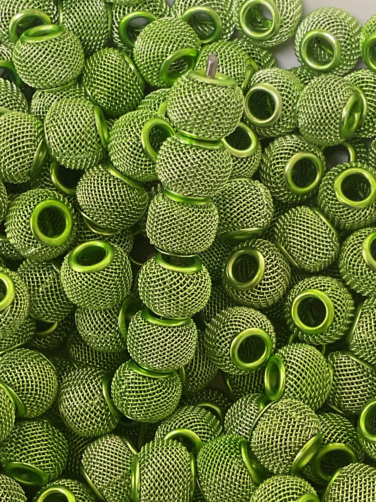 10pk Metal Decorative Spacers Beads-12mm