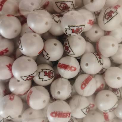 20mm Acrylic Exclusive Collab Team Beads