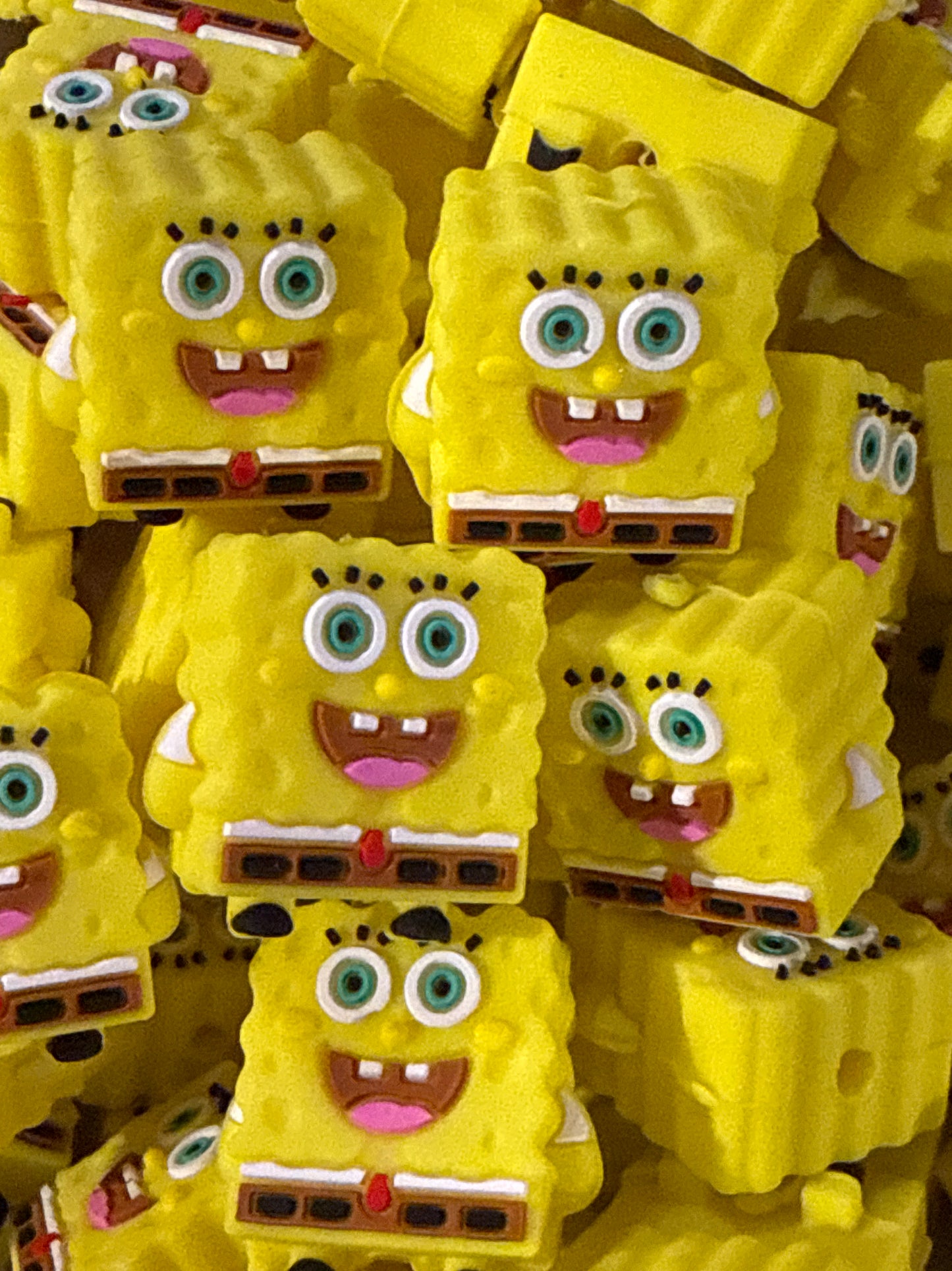 3d Sponge Bob Silicone Focal