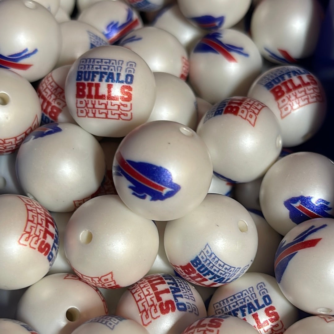 20mm Acrylic Exclusive Collab Team Beads