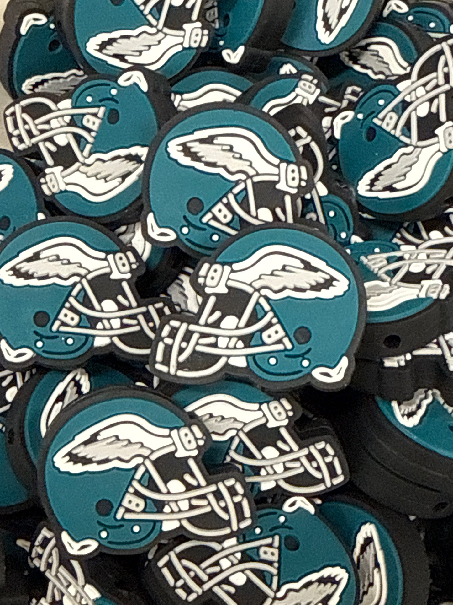 RDPhiladelphiaEagles Helmet Silicone Focal - RD Creations Exclusive