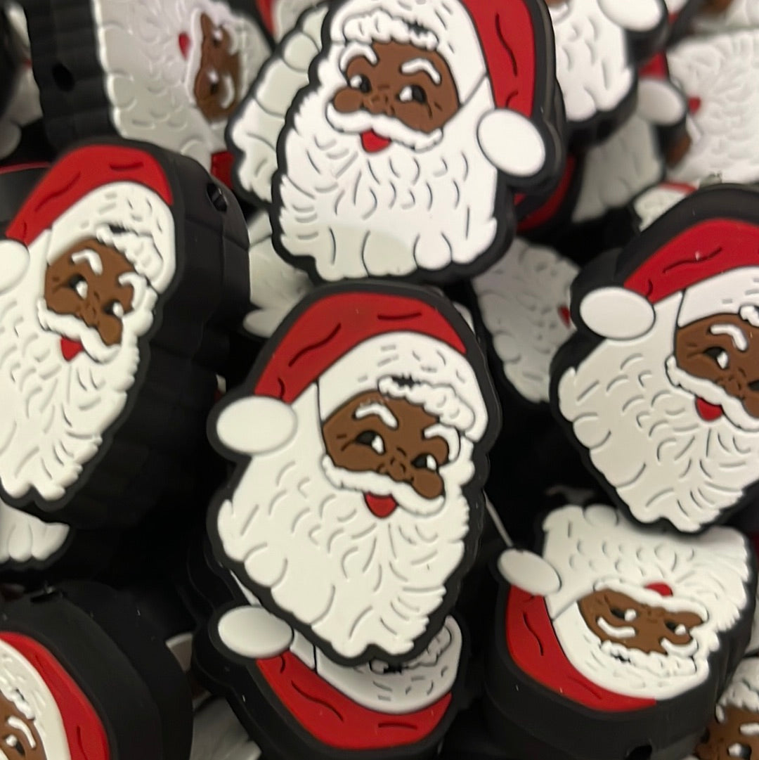 Exclusive Christmas Santa Claus Silicone Focal