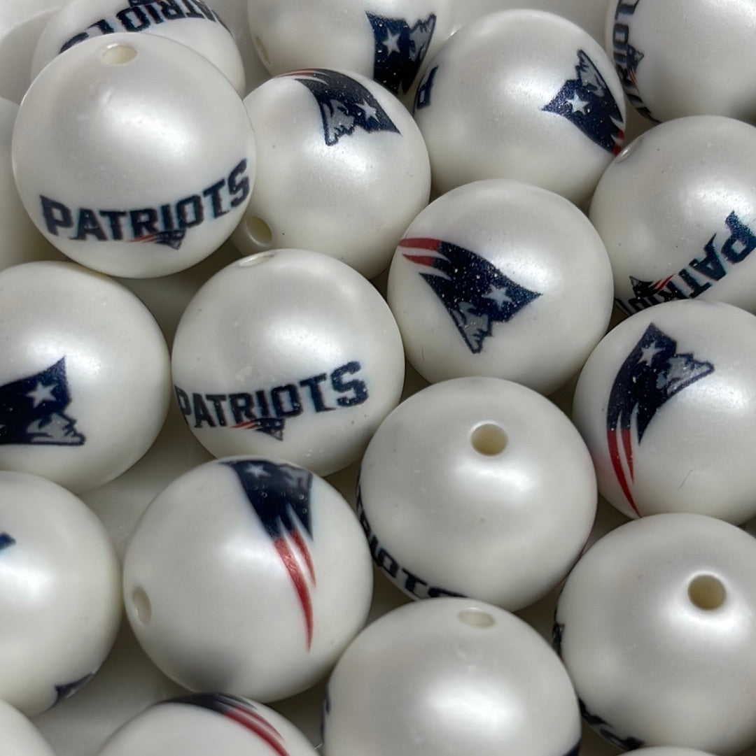 20mm Acrylic Exclusive Collab Team Beads