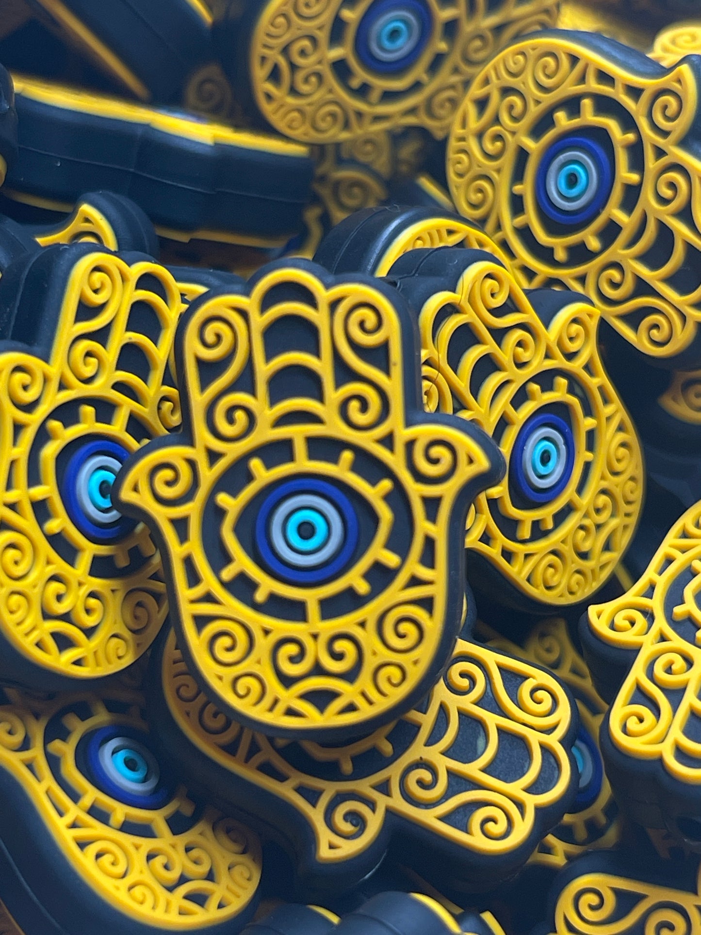 Cuenta de silicona Hamsa - Público