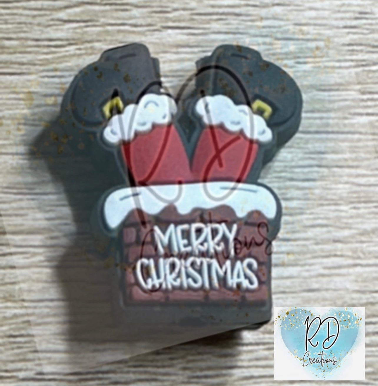 Christmas Chimney Santa PVC Focal-Exclusive to RD Creations