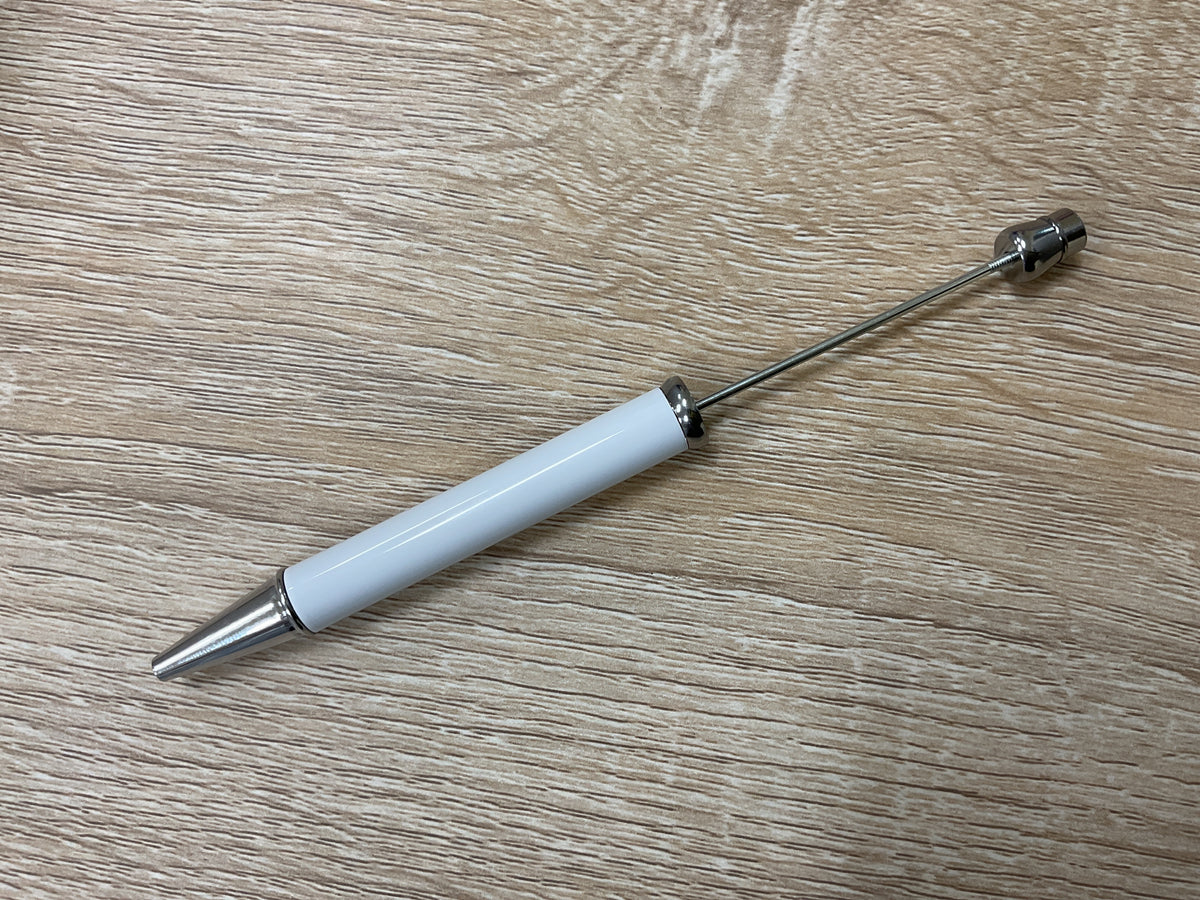 Plastic Beadable Pen Solid Colors
