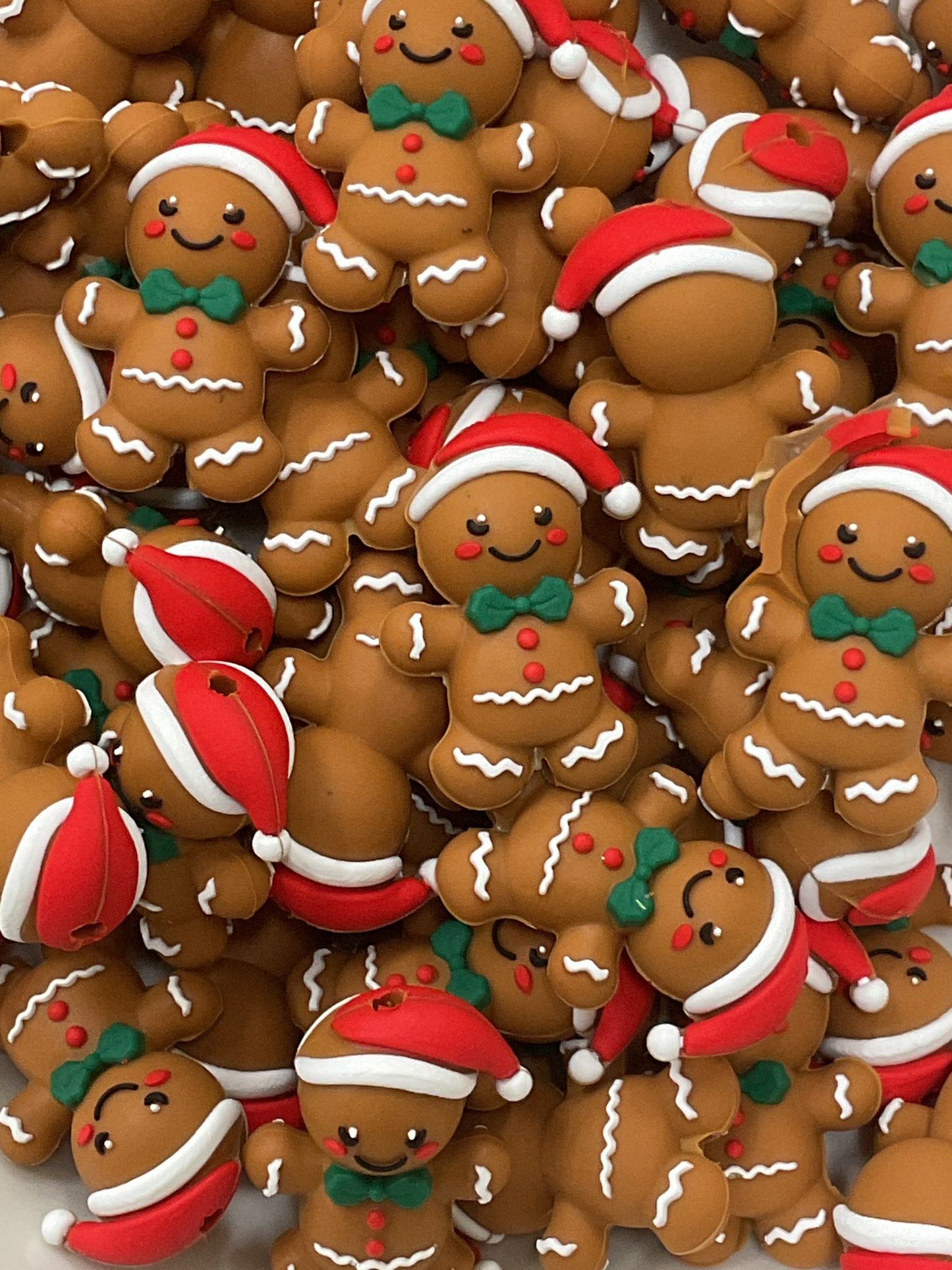 3d Gingerbread Man Silicone Focal-Public