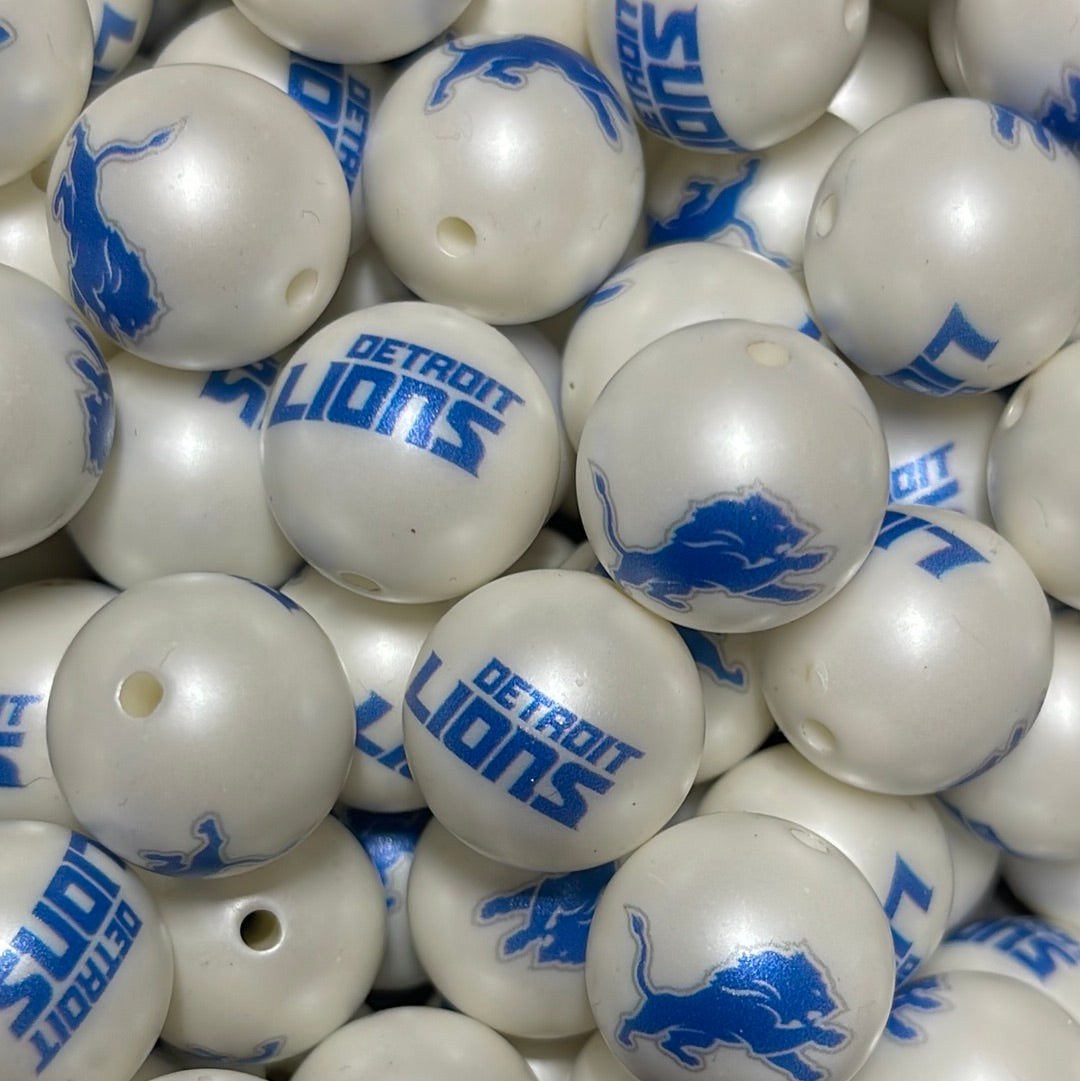 20mm Acrylic Exclusive Collab Team Beads