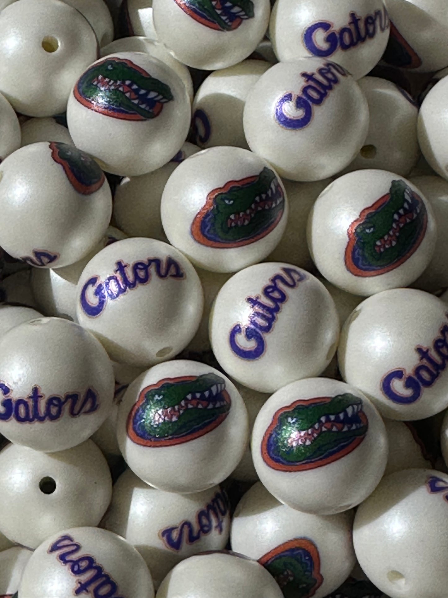 20mm Acrylic Exclusive Collab Team Beads