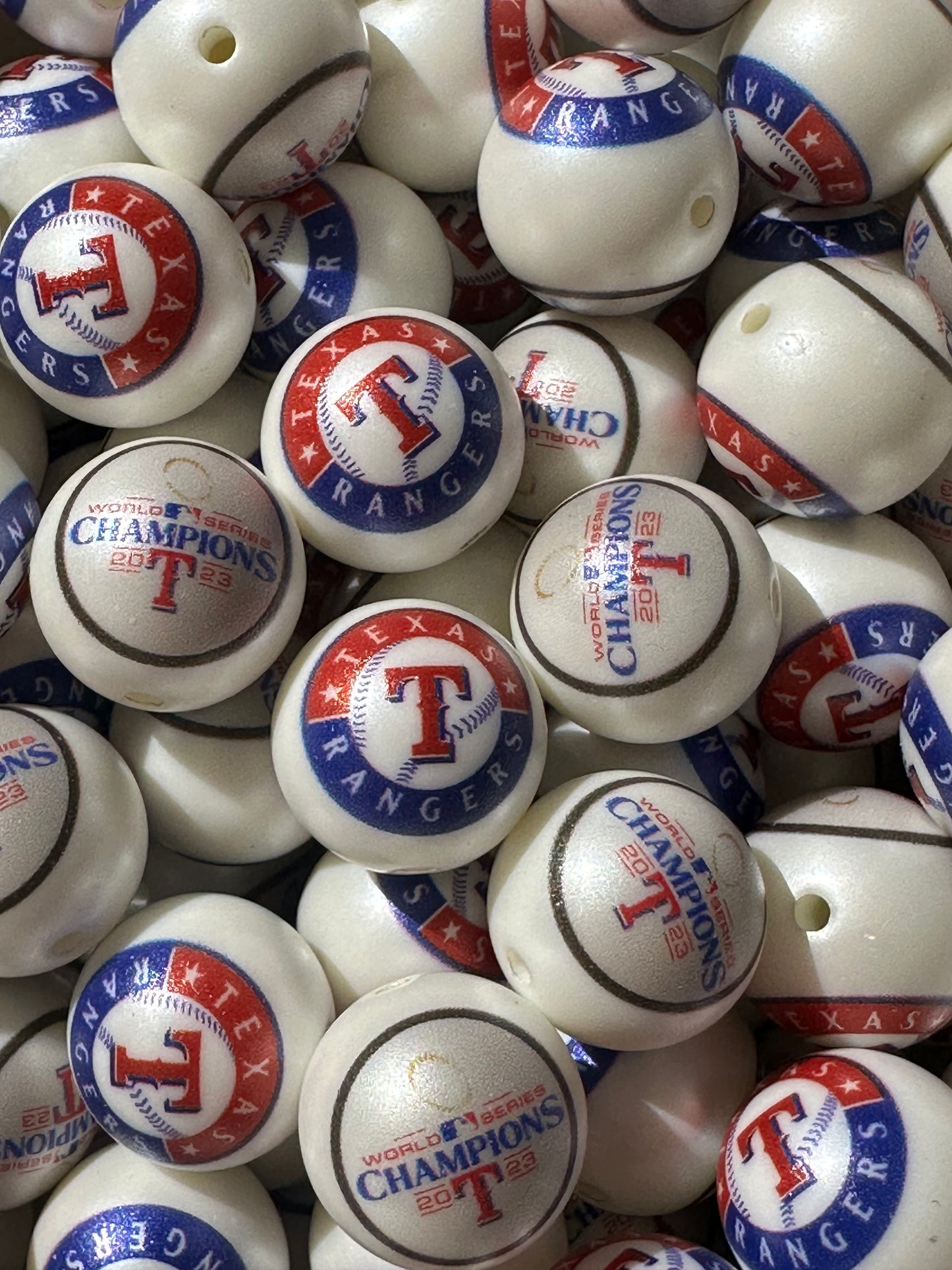 20mm Acrylic Exclusive Collab Team Beads