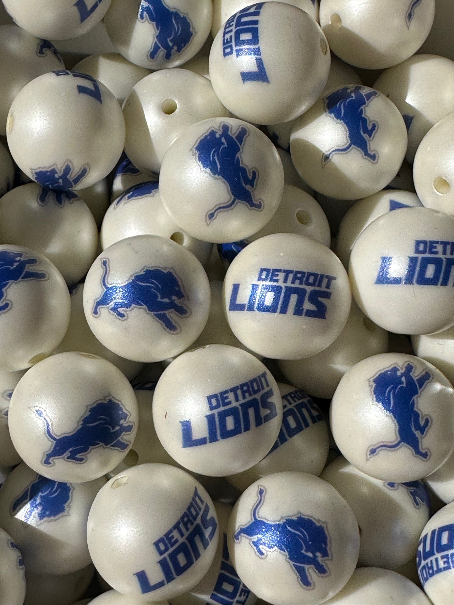 20mm Acrylic Exclusive Collab Team Beads
