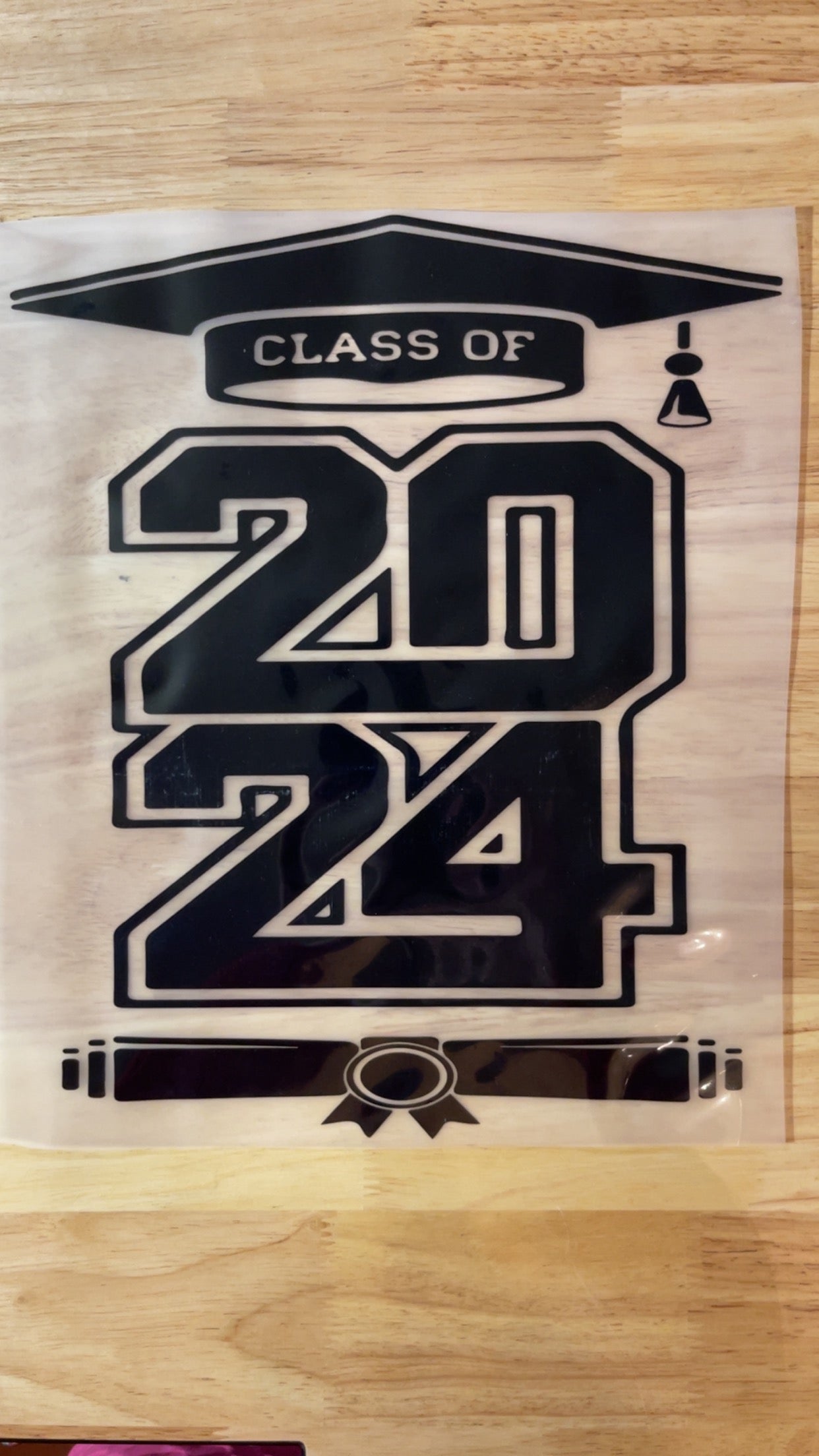 Class of 2024 12’ DTF Print (direct to Film) Transfer