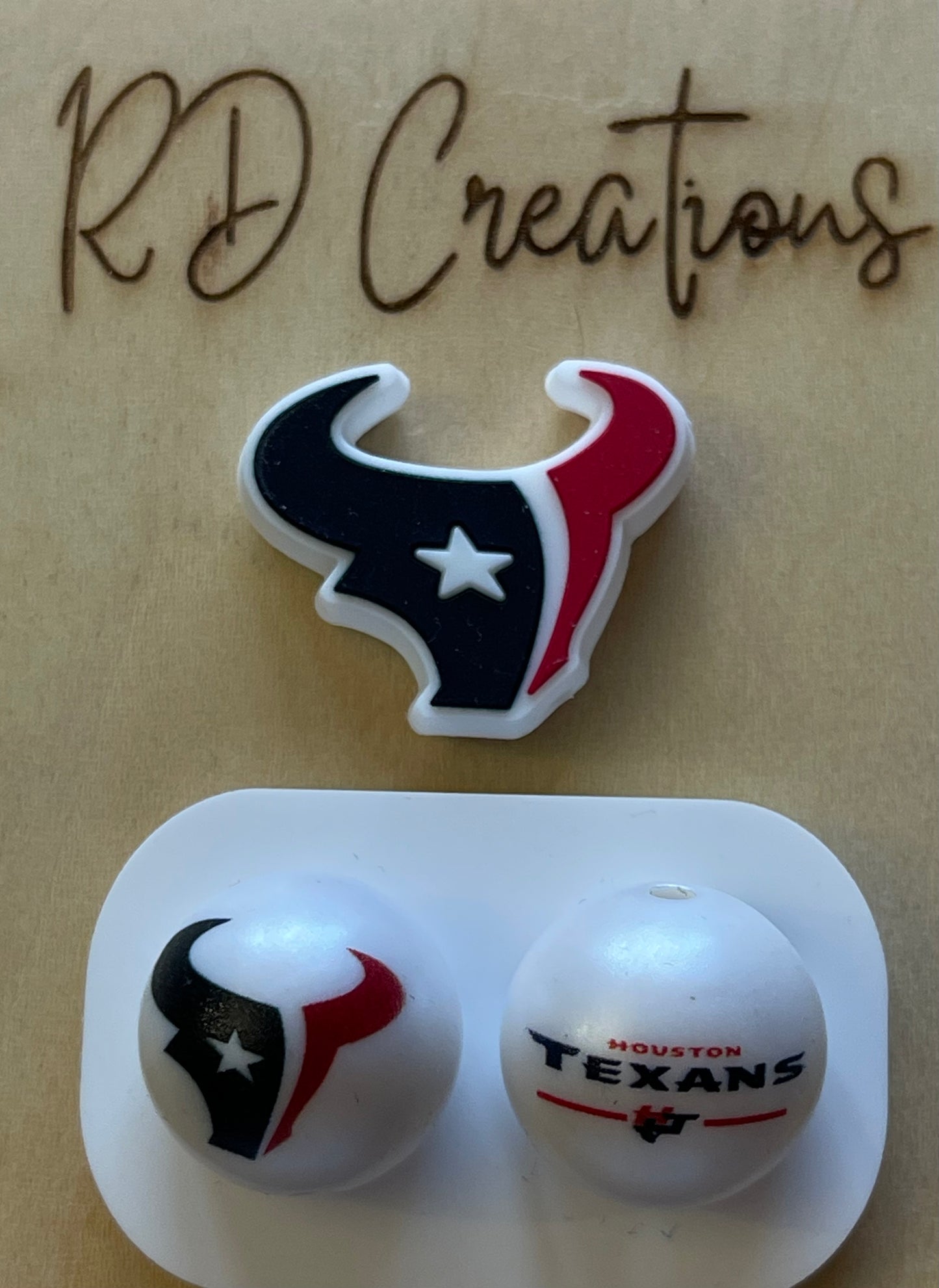20mm Acrylic Exclusive Collab Team Beads