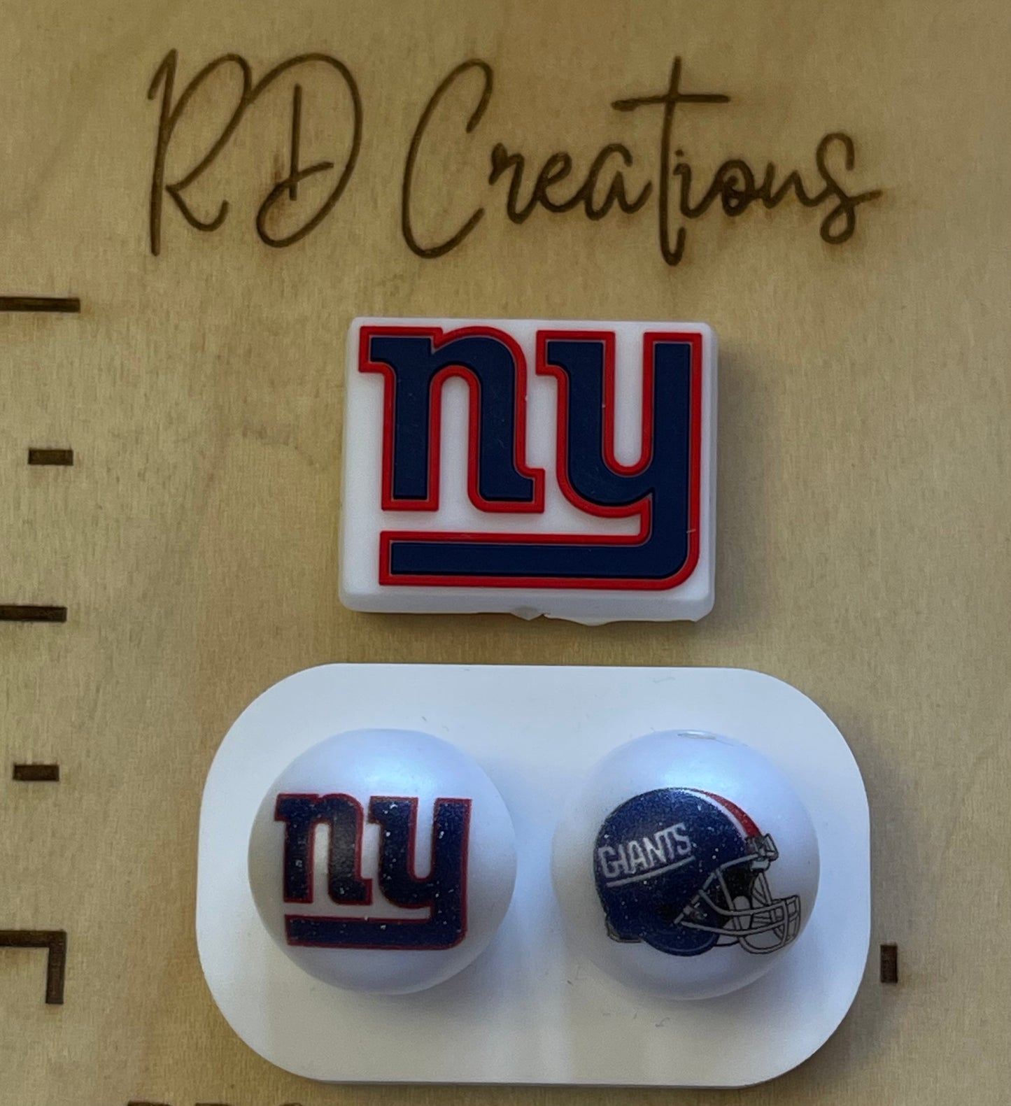 20mm Acrylic Exclusive Collab Team Beads
