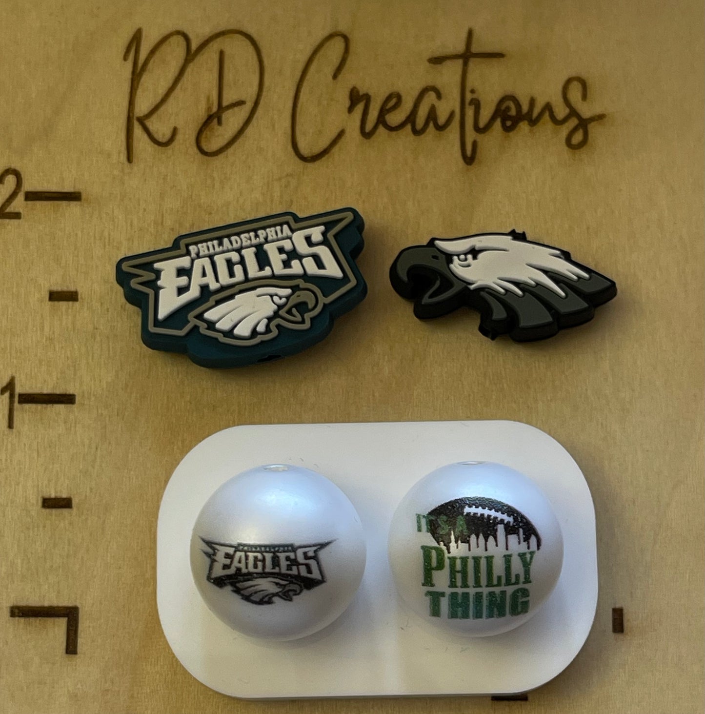 20mm Acrylic Exclusive Collab Team Beads
