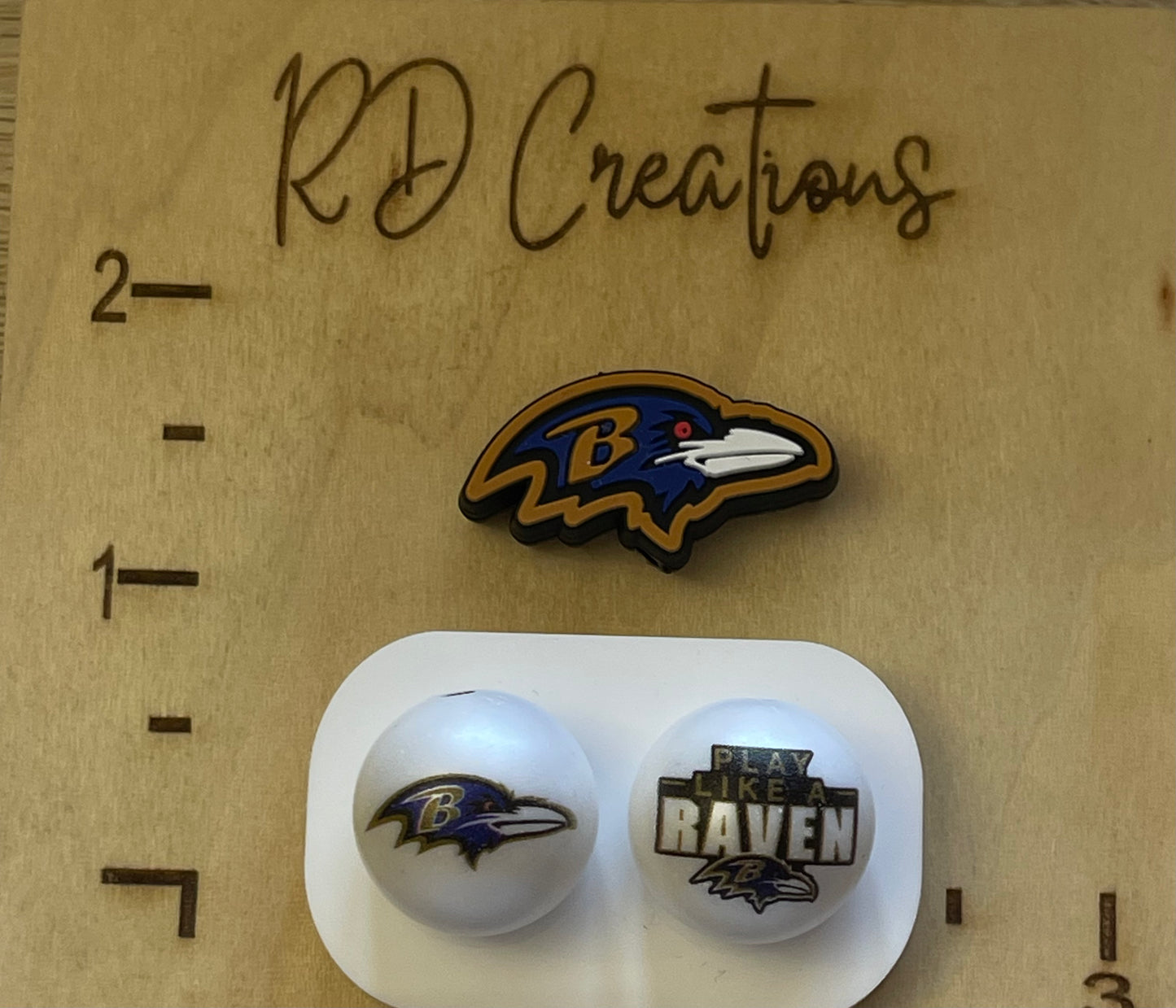 20mm Acrylic Exclusive Collab Team Beads