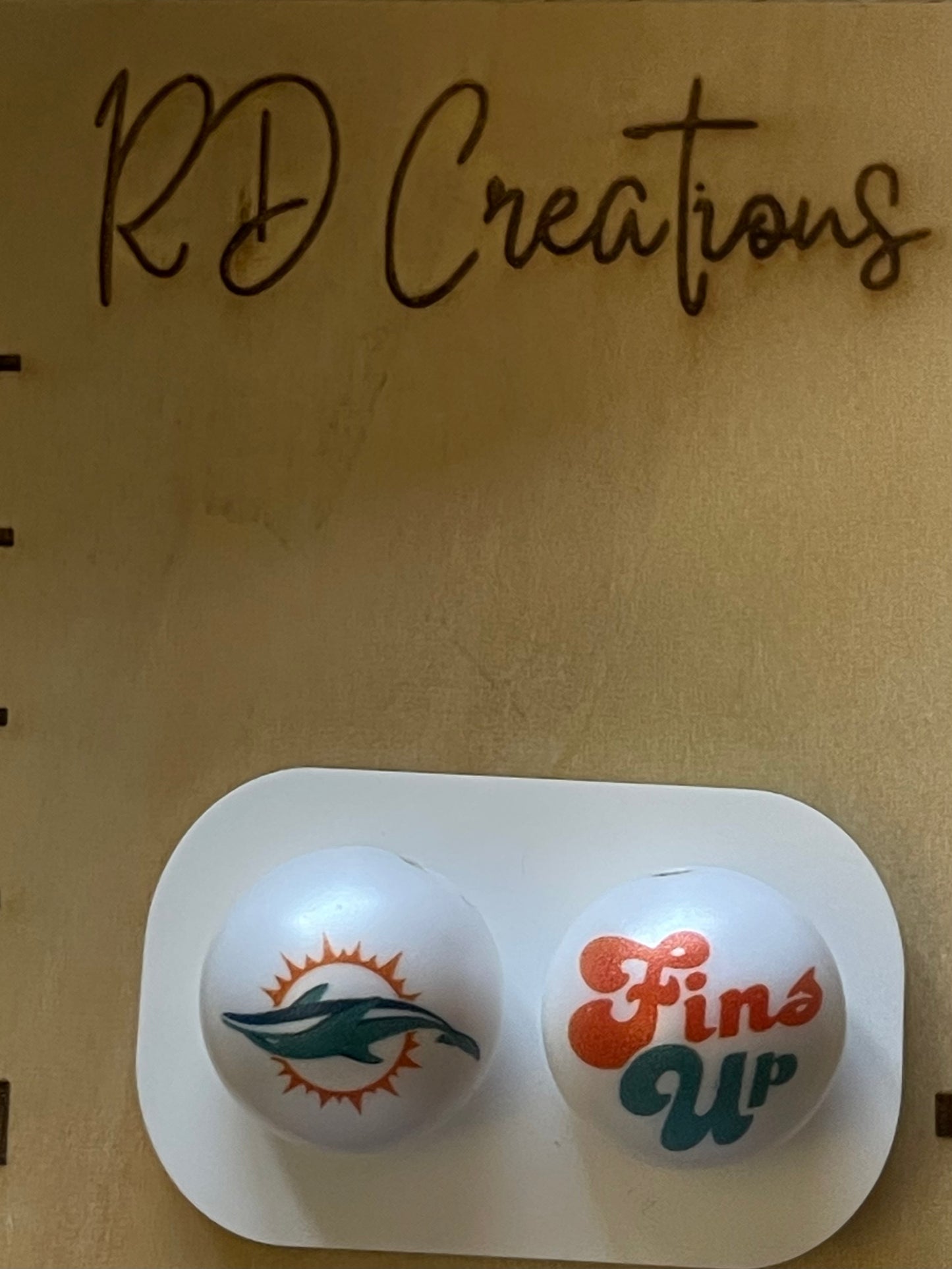 20mm Acrylic Exclusive Collab Team Beads