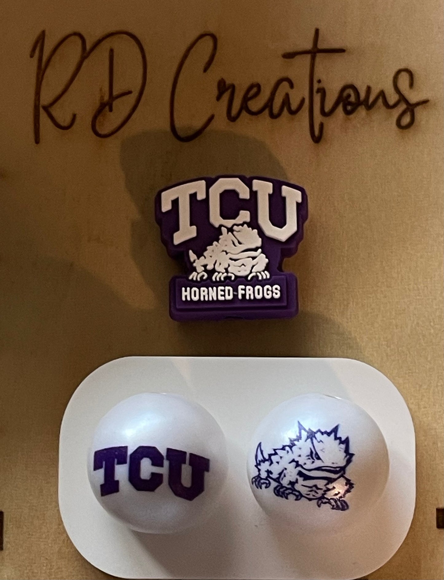 20mm Acrylic Exclusive Collab Team Beads