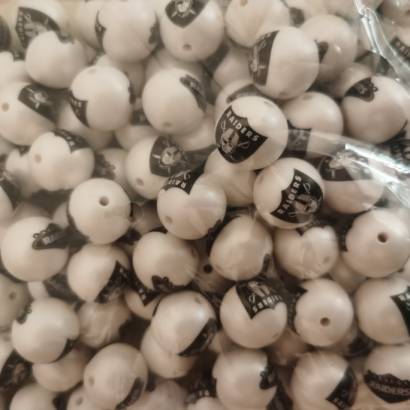 20mm Acrylic Exclusive Collab Team Beads